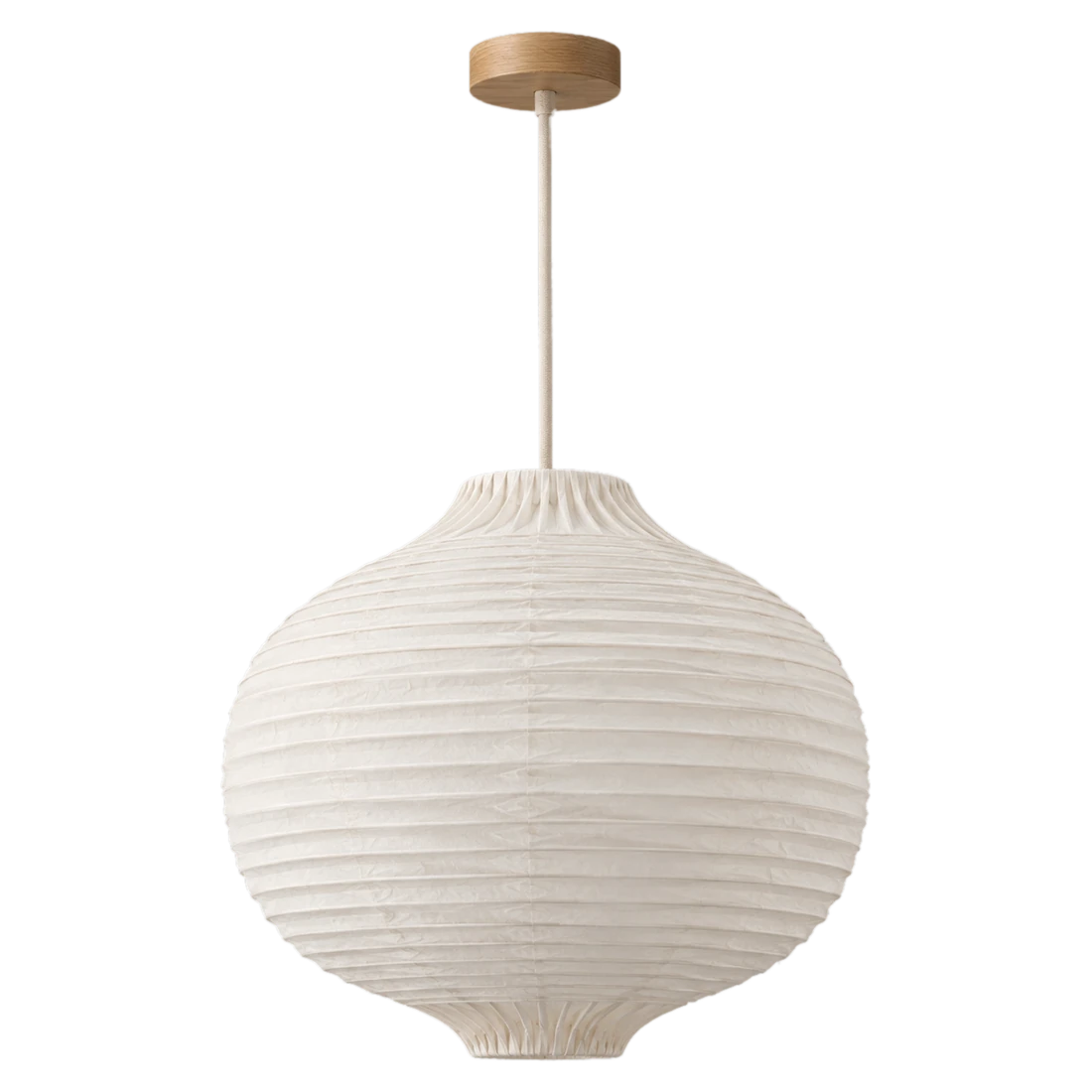 Sol pleated paper pendant lamp